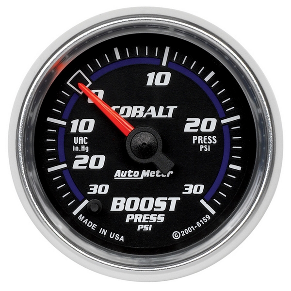 2-1/16" BOOST/VACUUM, 30 IN HG/30 PSI, COBALT